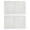 2 Pack White Air Vent Covers, Iron Return Air Grill for 8x14 HVAC Systems